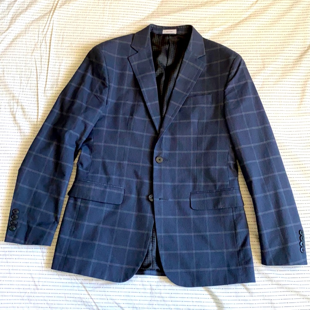 J.Ferrar men’s slim fit cotton suit 38s